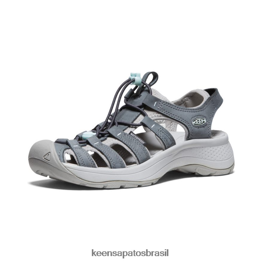 KEEN calçados J8VDXX615 ímã/vapor sandália de couro astoria west mulheres