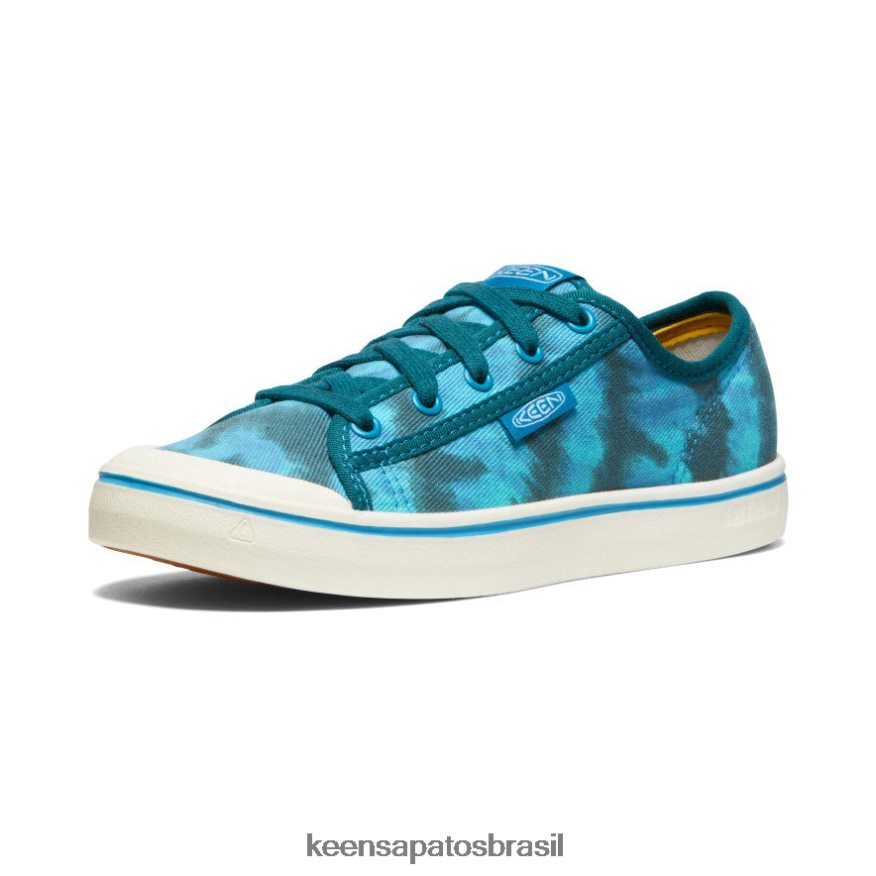 KEEN calçados J8VDXX501 tie-dye musgo marinho/branco estrela tênis elsa v mulheres