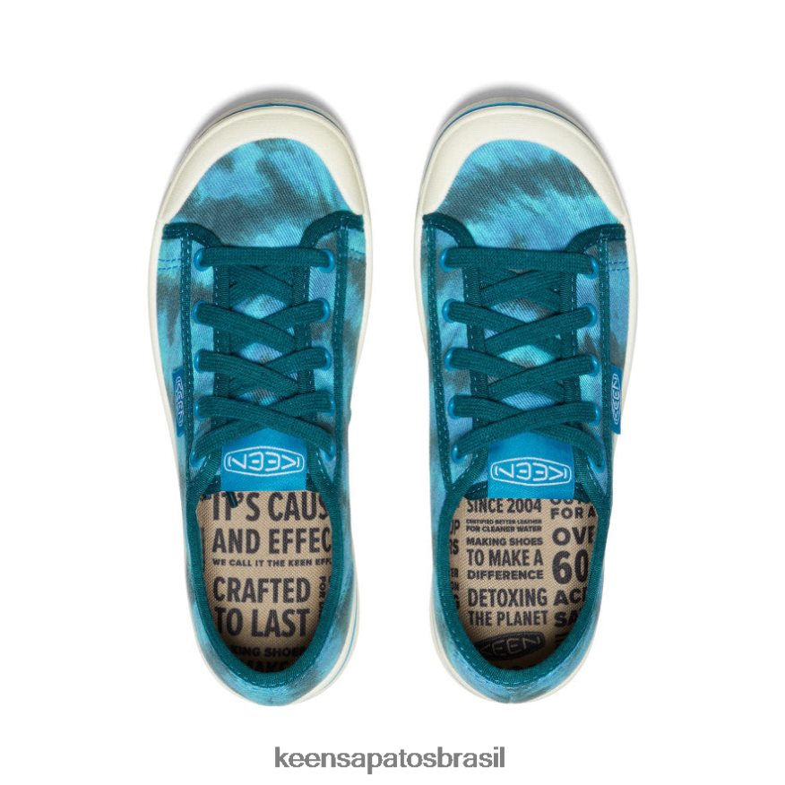 KEEN calçados J8VDXX501 tie-dye musgo marinho/branco estrela tênis elsa v mulheres