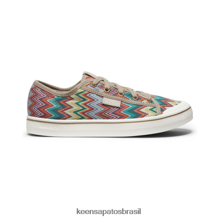 KEEN calçados J8VDXX502 chevron/estrela branco tênis elsa v mulheres
