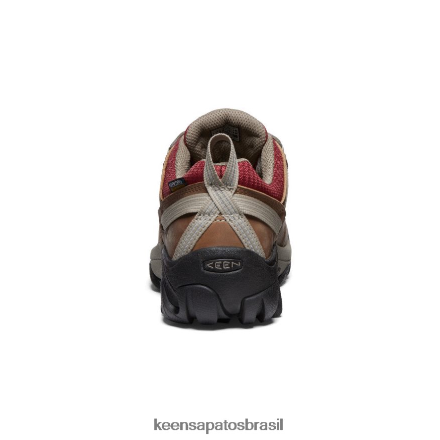 KEEN calçados J8VDXX543 safári/merlot targhee ii à prova d'água mulheres