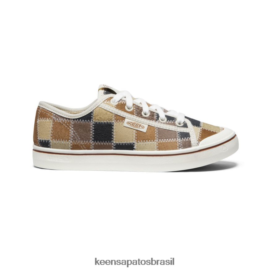 KEEN calçados J8VDXX578 colcha de retalhos tênis de couro colheita elsa mulheres