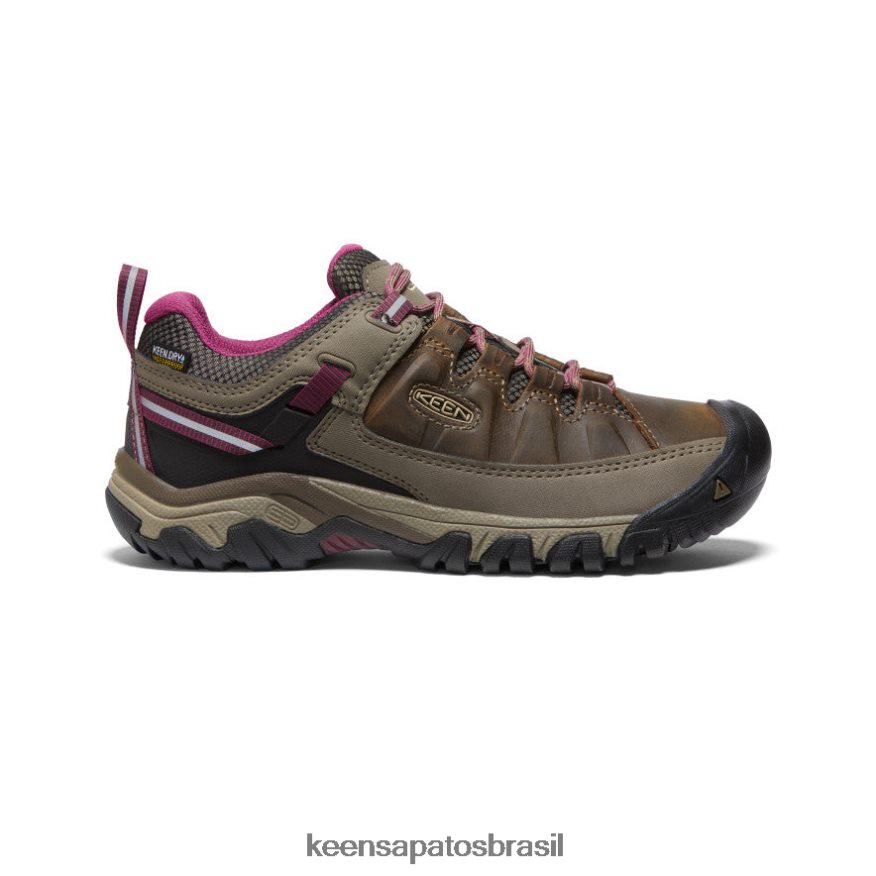 KEEN calçados J8VDXX605 weiss/boysenberry targhee iii à prova d'água mulheres