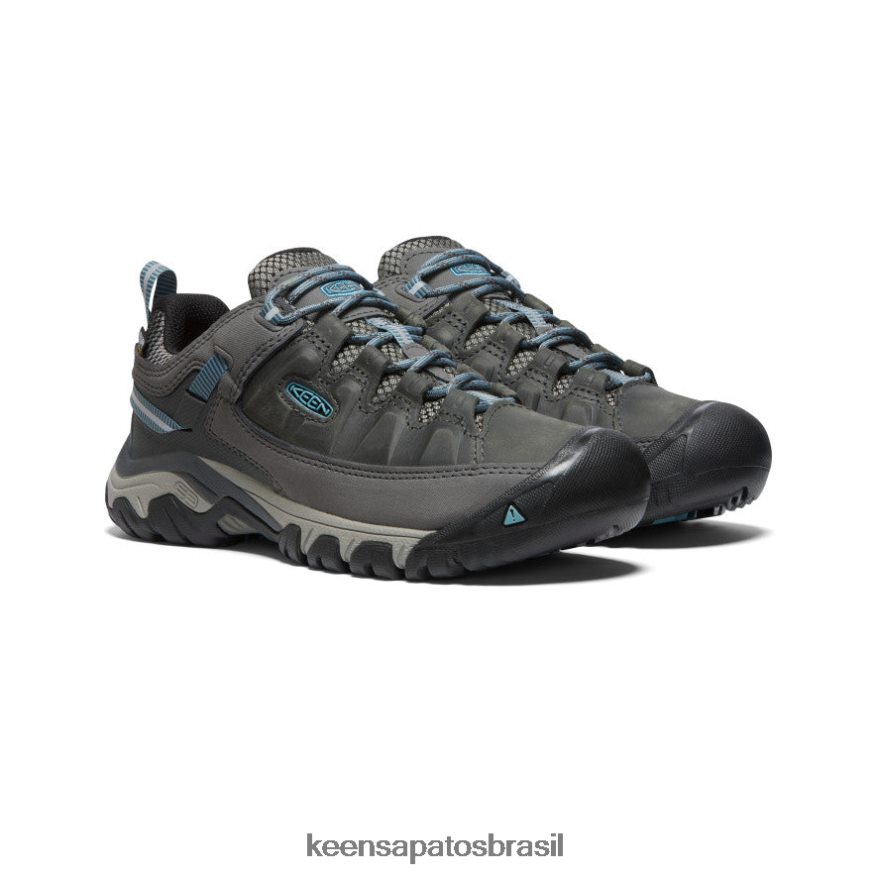 KEEN calçados J8VDXX606 ímã/azul atlântico targhee iii à prova d'água mulheres