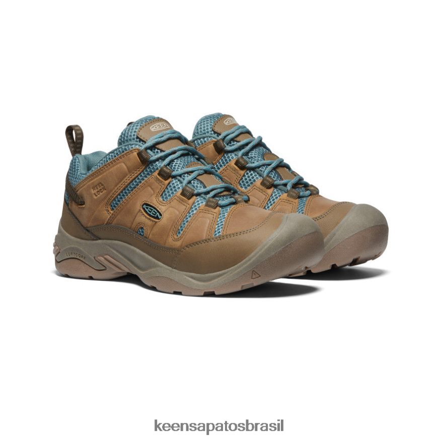 KEEN calçados J8VDXX642 coco torrado/atlântico norte sapato de ventilação circadia mulheres