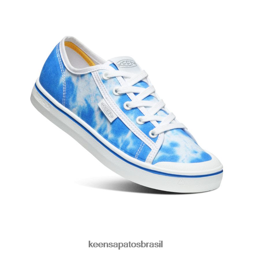 KEEN calçados J8VDXX686 Branco azulado tênis elsa lite mulheres