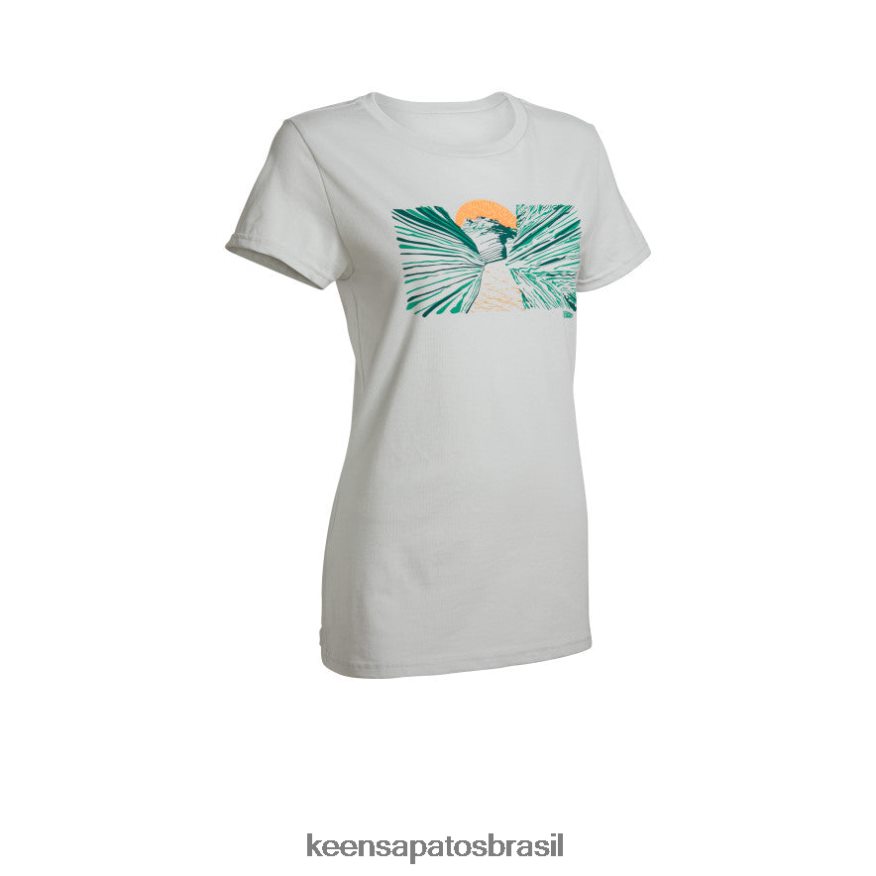 KEEN roupas J8VDXX663 névoa do porto camiseta slot canyon mulheres